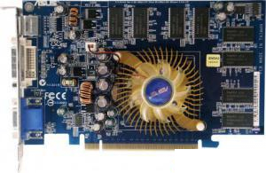 ASUS GeForce 6200 300Mhz PCI-E 128Mb 550Mhz 128 bit DVI TV