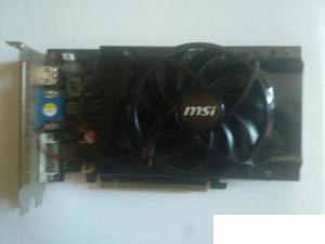 MSI GeForce 9600 GT  512Mb < PCI-E > DDR-3 MSI V801 N9600GT-MD512D3 (OEM) D-Sub+DVI+HDMI+SLI