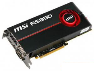 MSI Radeon HD 5850 765 Mhz PCI-E 2.1 1024 Mb 4500 Mhz 256 bit 2xDVI HDMI HDCP