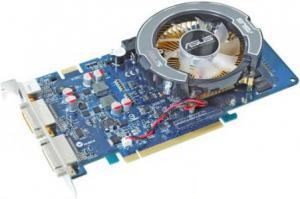 ASUS GeForce 9600 GSO 550Mhz PCI-E 2.0 512Mb 1000Mhz 128 bit 2xDVI TV HDCP YPrPb