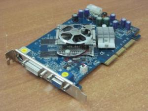 Видеокарта AGP Sparkle SPAG43 GeForce 6600 /256Mb /128bit /DDR /DVI /VGA /TV-Out /Питание Molex
